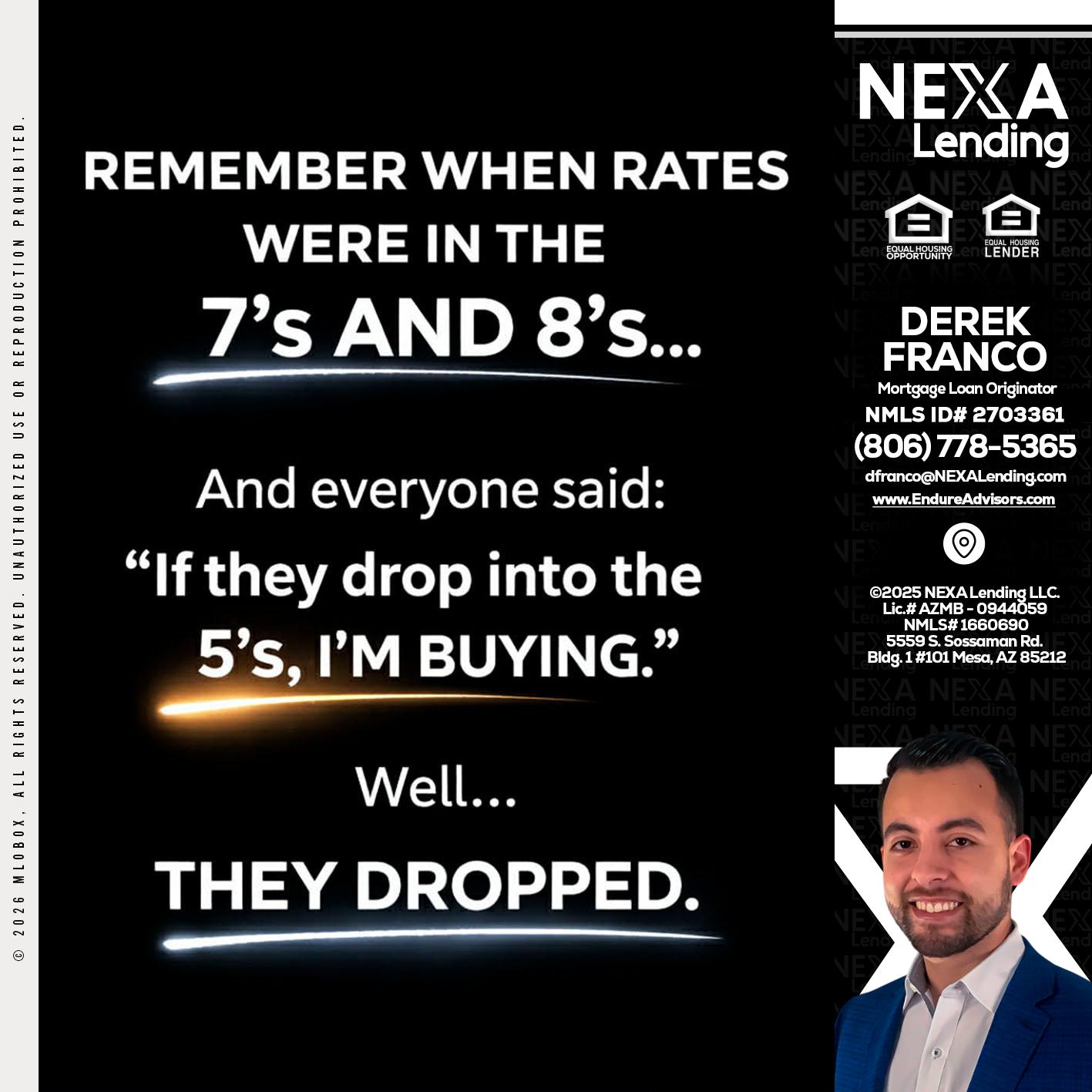 REMEMBER WHEN - Derek Franco -Mortgage Loan Originator