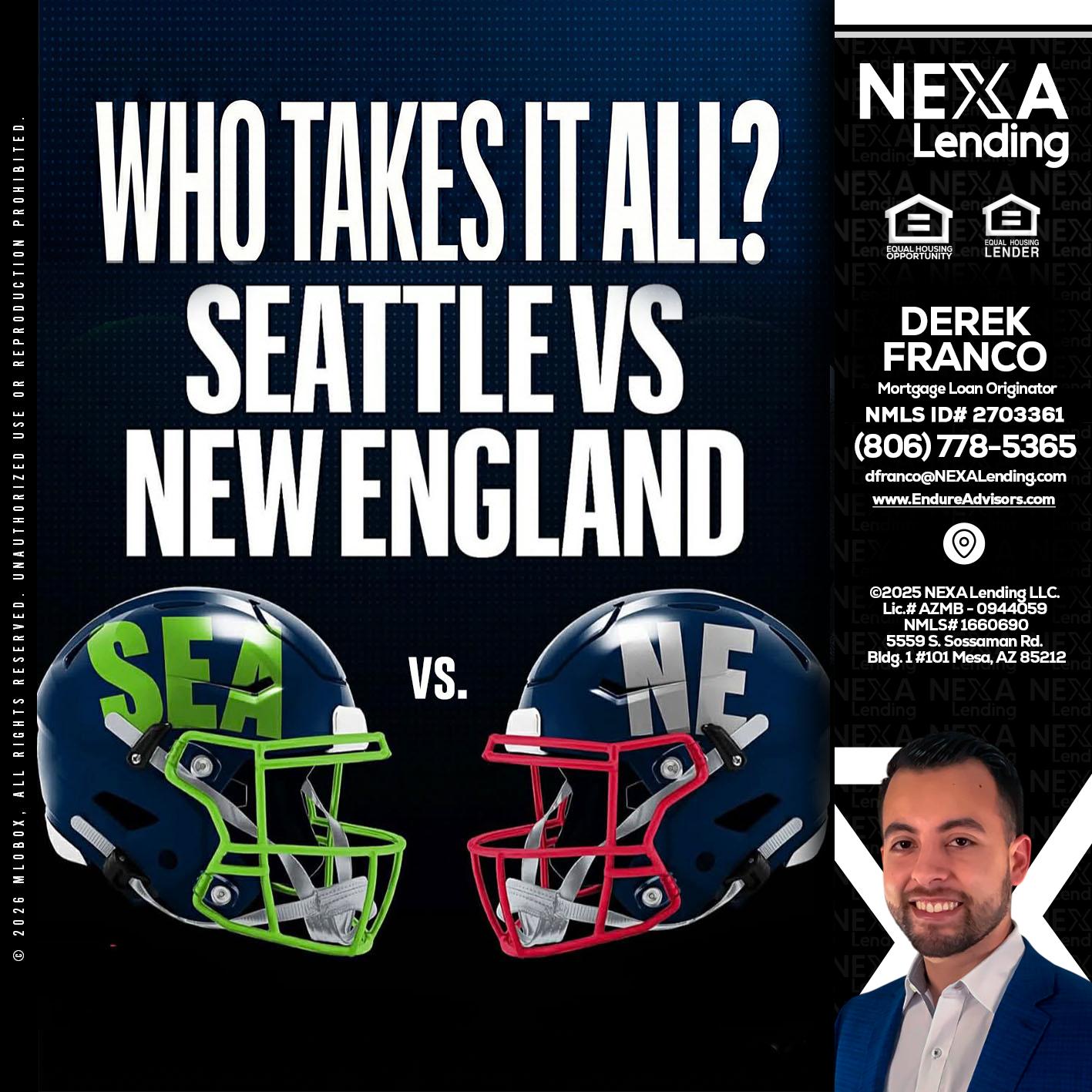 WHO TAKE IT ALL? - Derek Franco -Mortgage Loan Originator