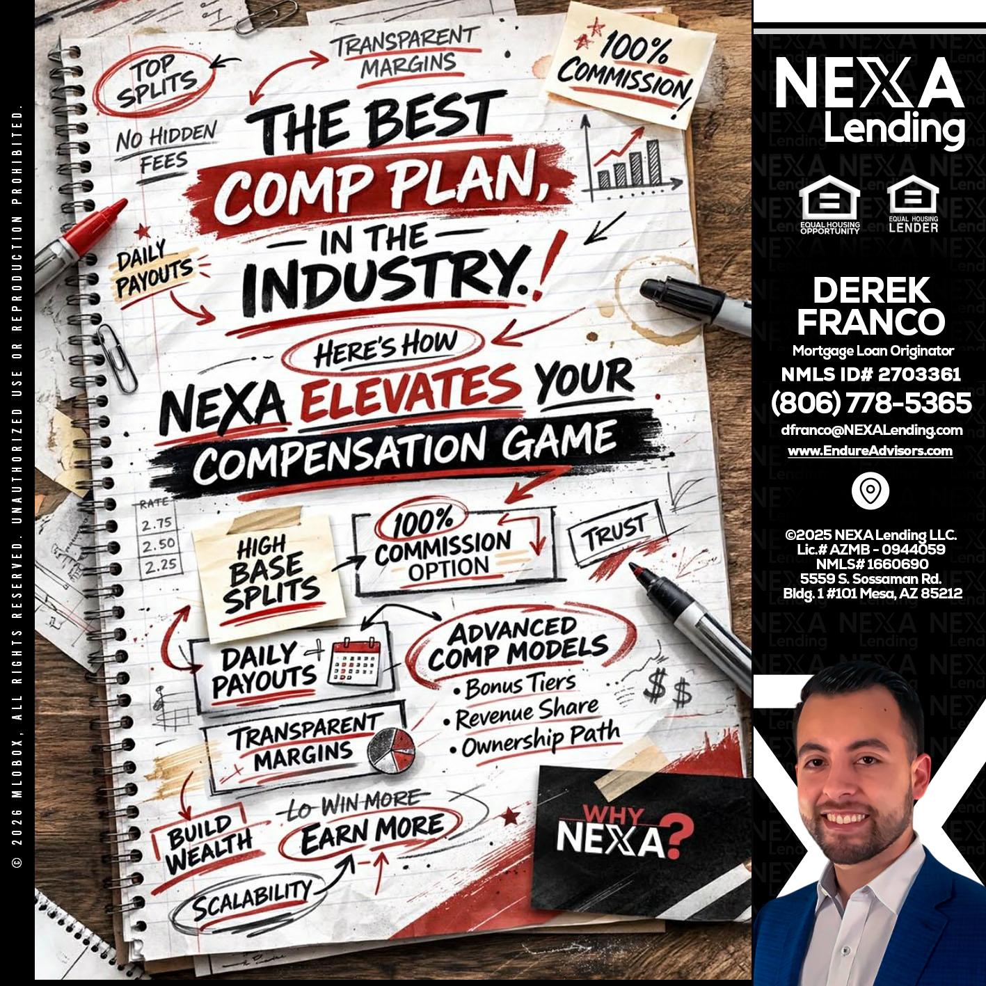 THE BEST COMP - Derek Franco -Mortgage Loan Originator