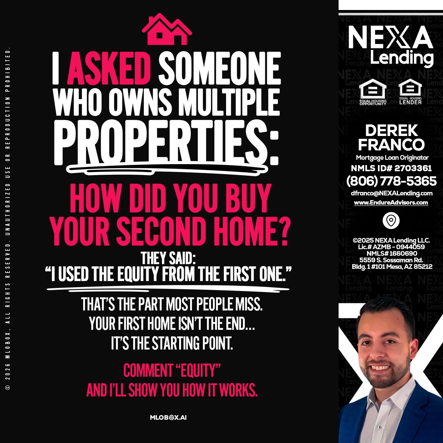 I ASKED SOMEONE - Derek Franco -Mortgage Loan Originator