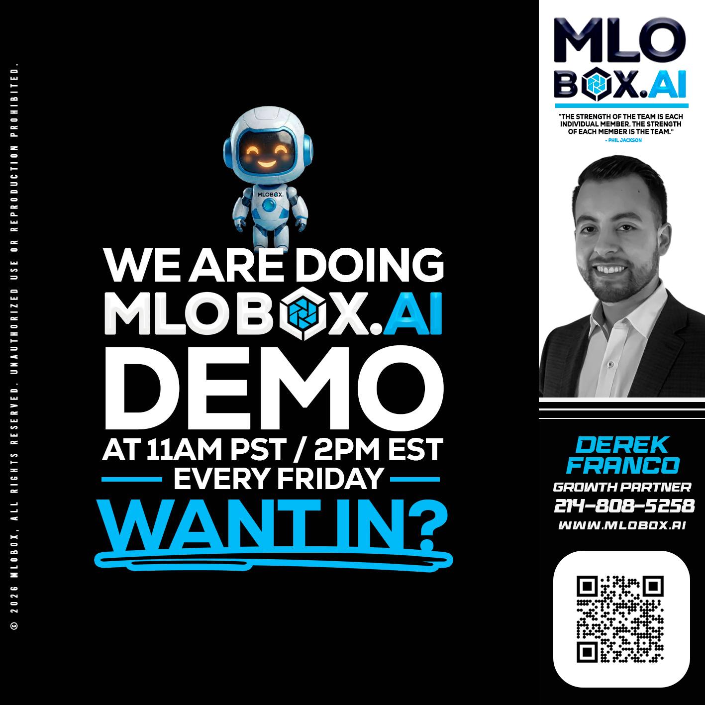 WE ARE DOING - Derek Franco -Mortgage Loan Originator