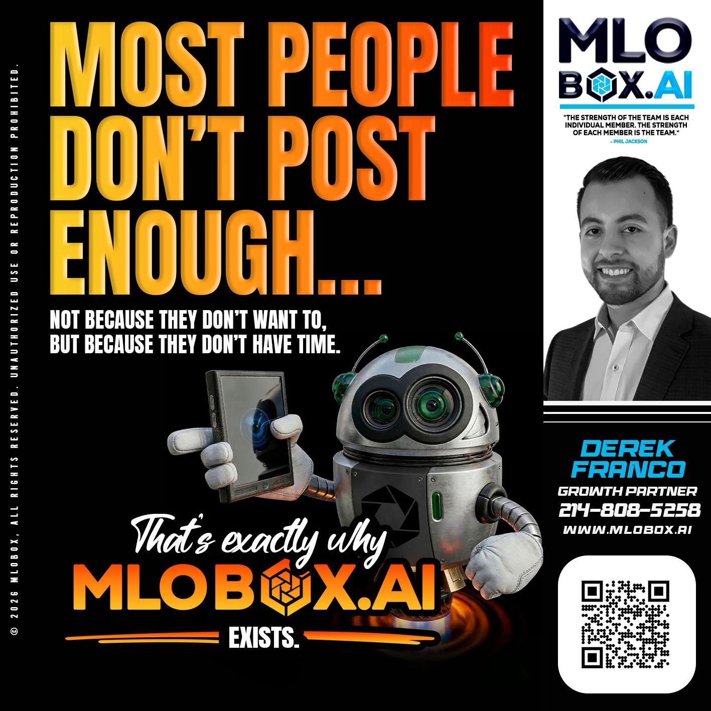 most people - Derek Franco -Mortgage Loan Originator