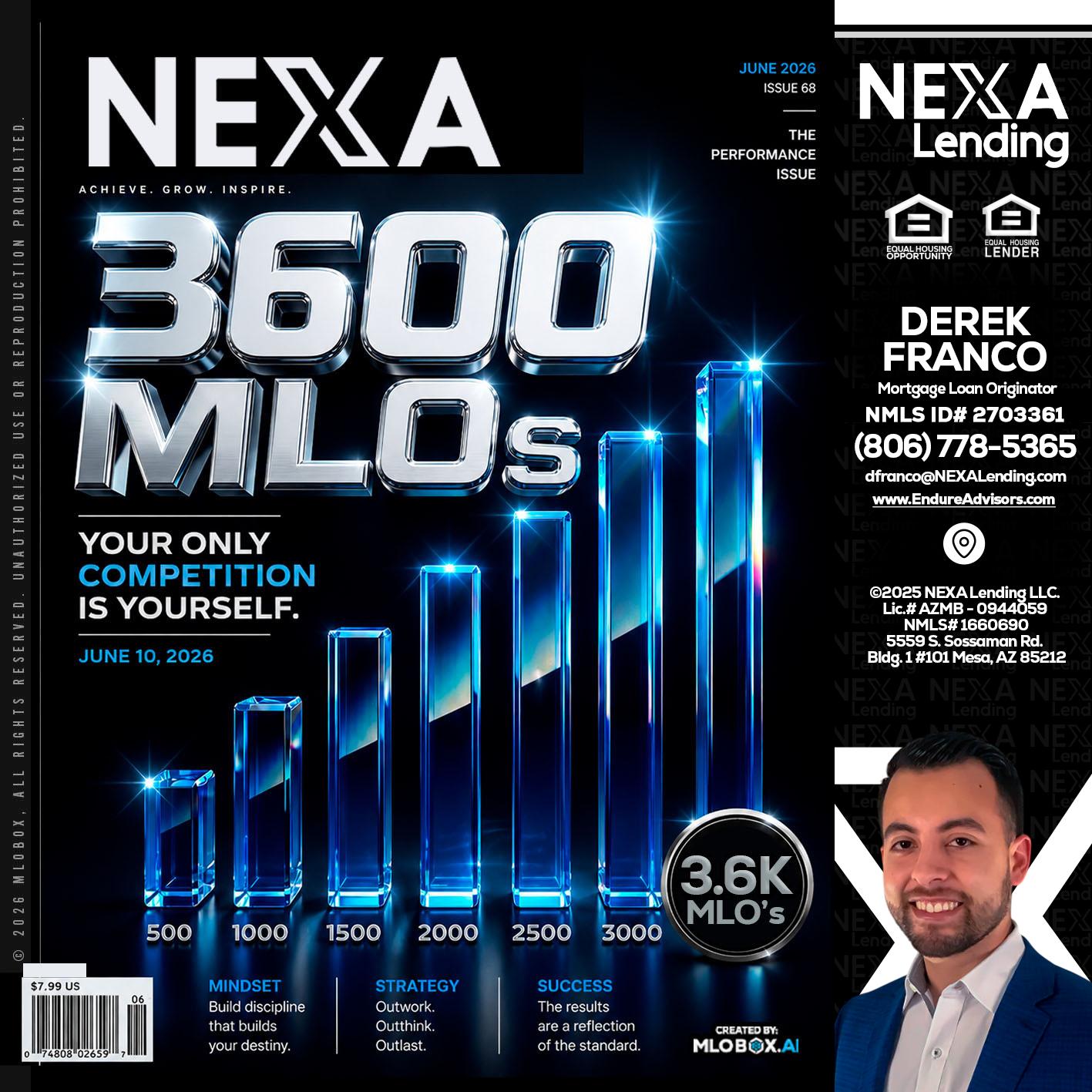 3600 MLOs - Derek Franco -Mortgage Loan Originator