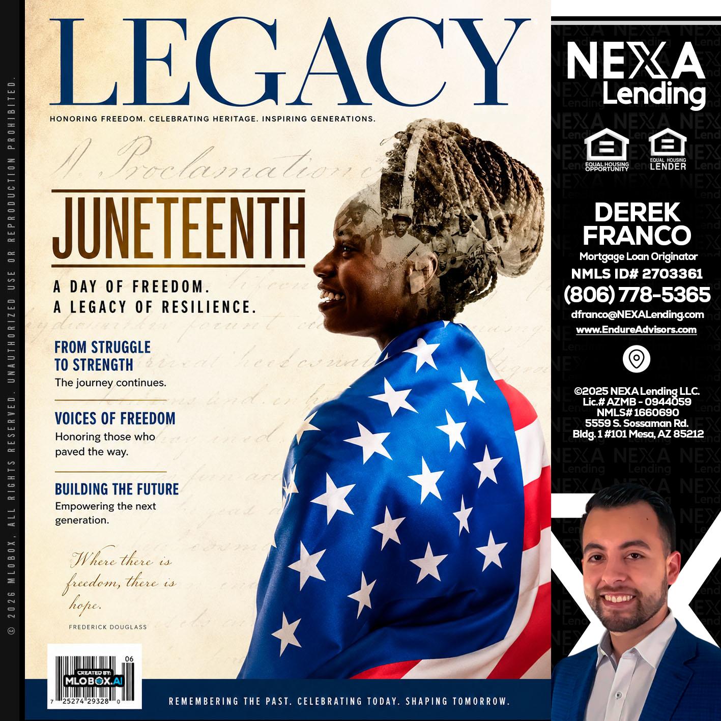 LEGACY - Derek Franco -Mortgage Loan Originator