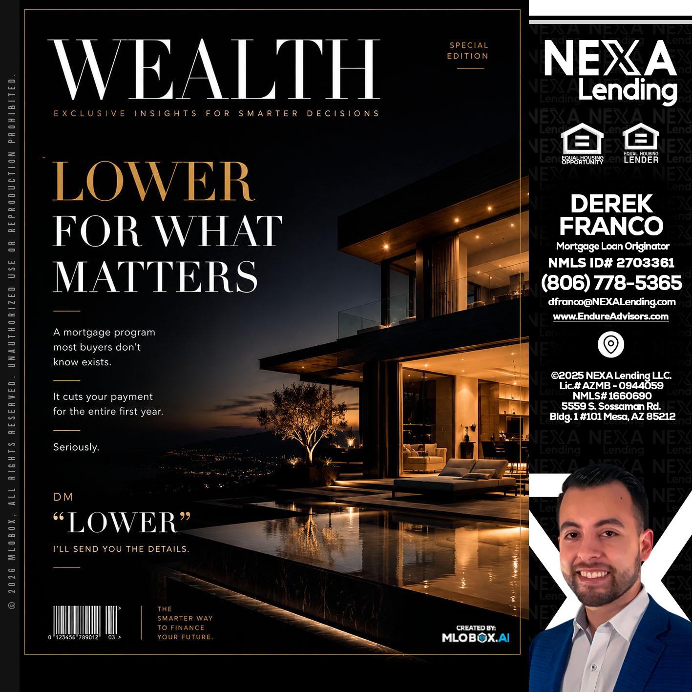 WEALTH - Derek Franco -Mortgage Loan Originator